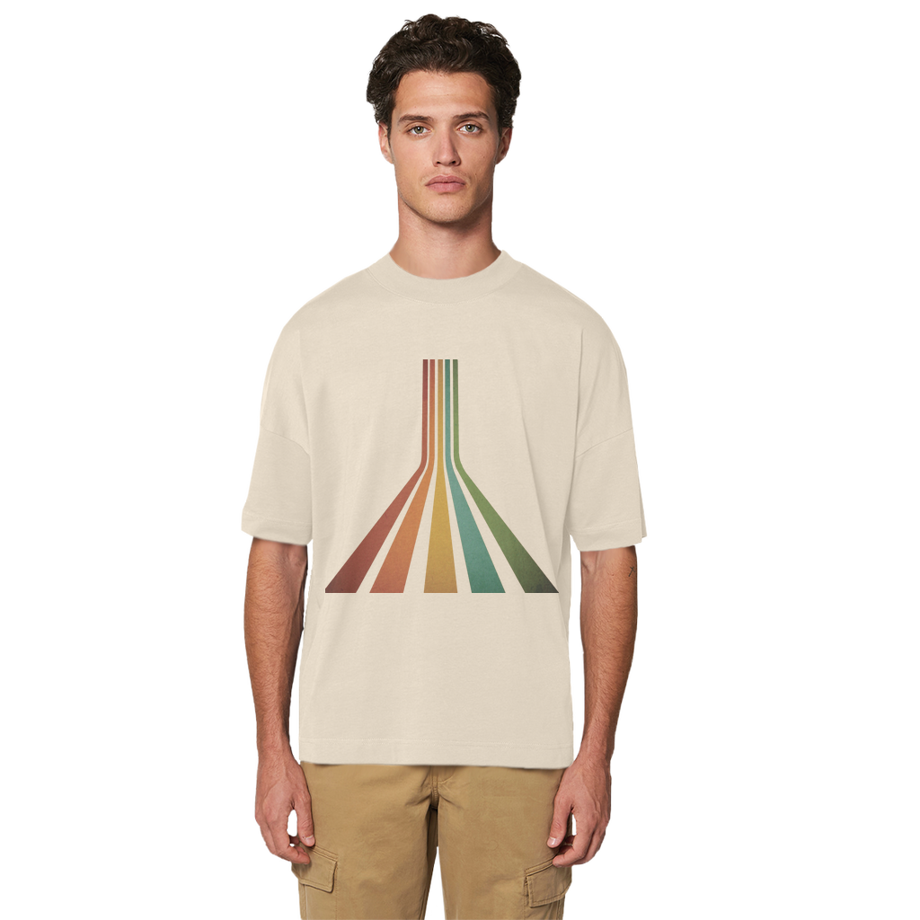 Retro 70's Line Premium Organic Oversized T-Shirt