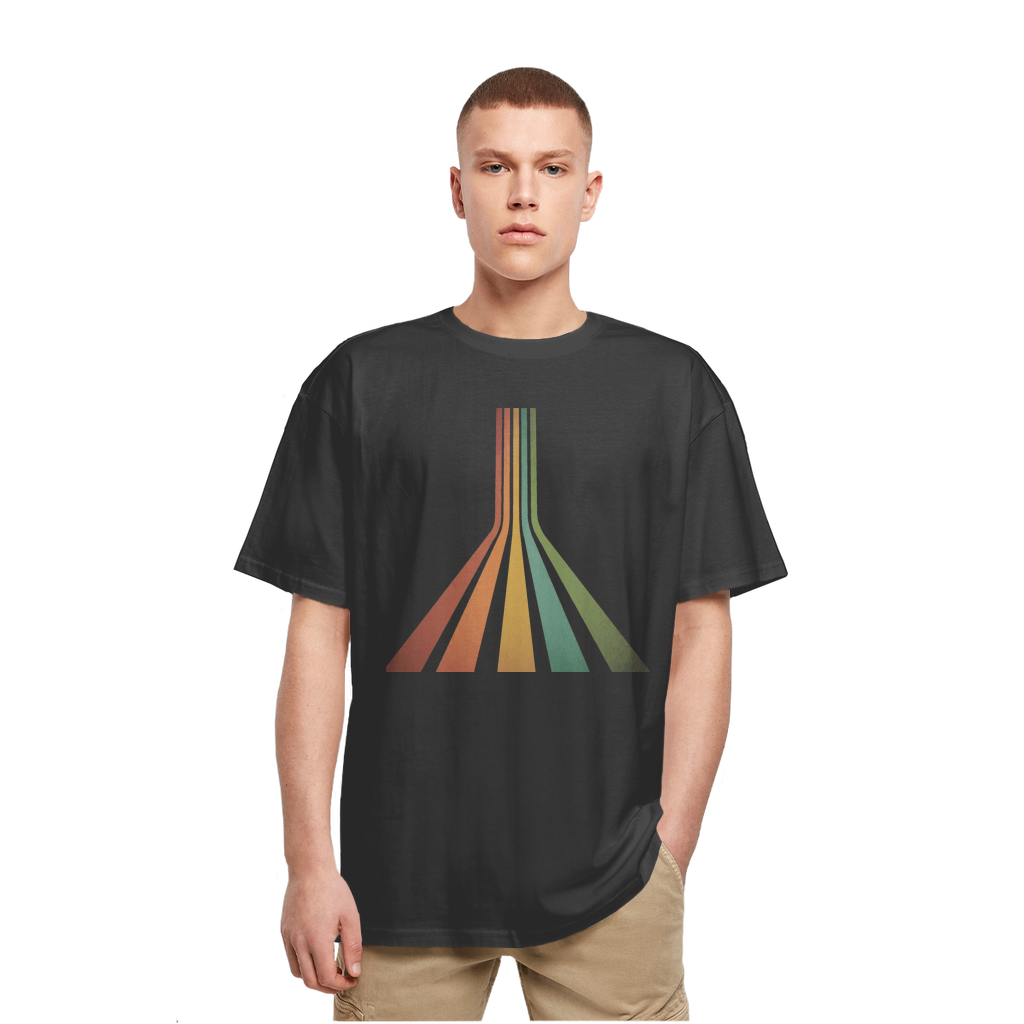 Retro 70's Line Heavy Oversized T-Shirt