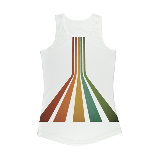 Retro 70's Line Women Performance Tank Top