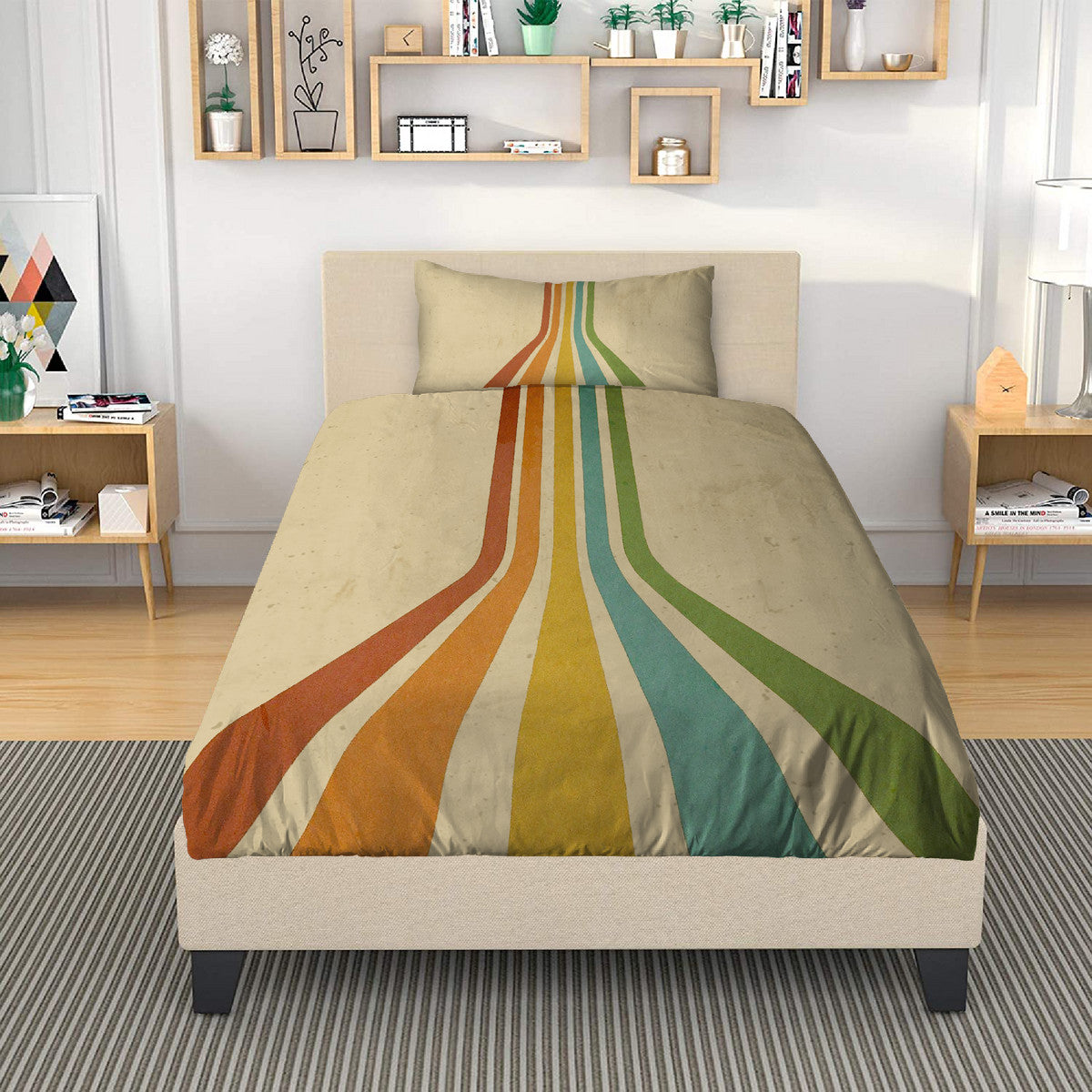 Retro 70's Lines Bedding set